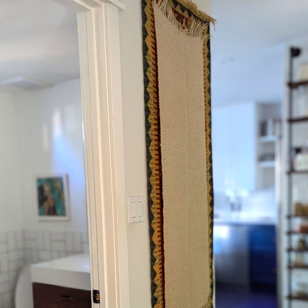 Hand Loomed Wool Throw - Picture 5 of 5